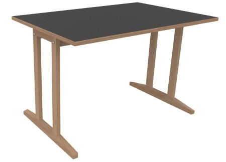 Table Soline piètement à dégagement latéral - 120x80 cm